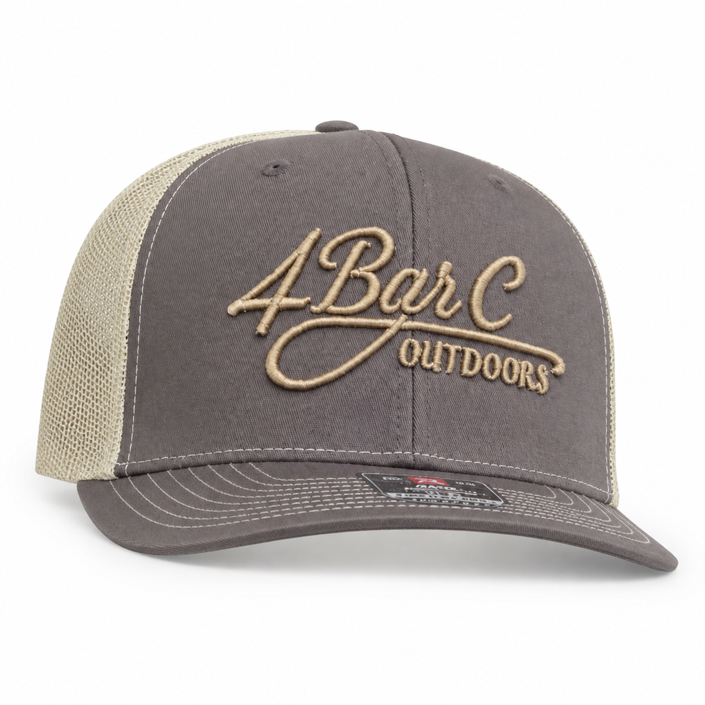 4BarC Outdoors Richardson 112 Logo Trucker Hat