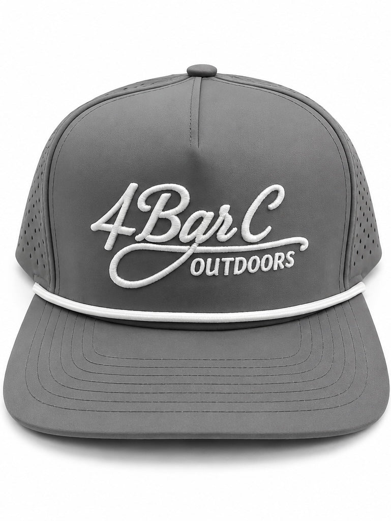 4 Bar C Outdoors Rhodes Headwear Performance Hat – Gray