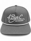 4 Bar C Outdoors Rhodes Headwear Performance Hat – Gray